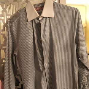 PINK button down men’s dress shirt